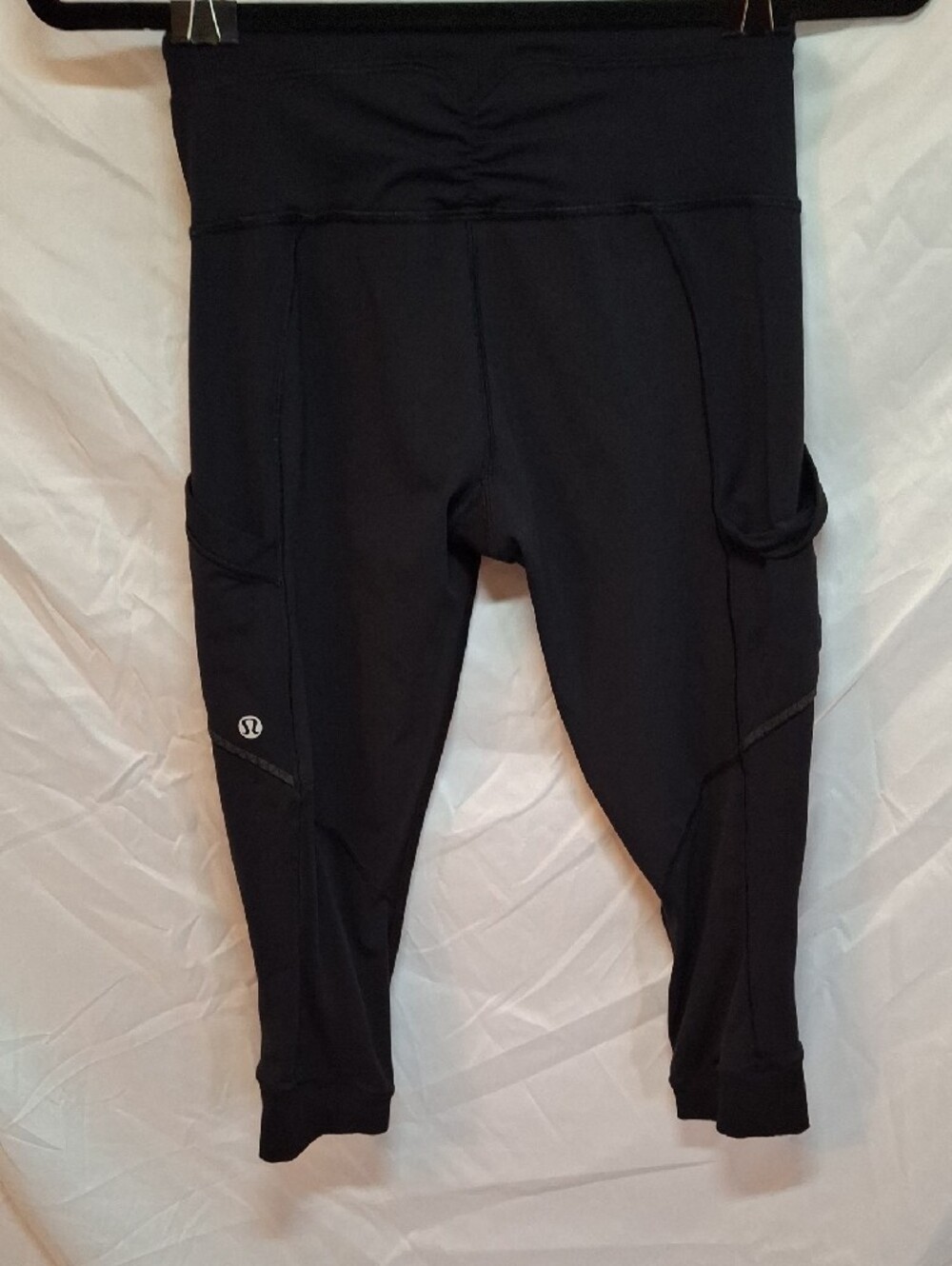 Lululemon "Nothing to Hide" Ruched Crop Legging - Picture 2 of 9